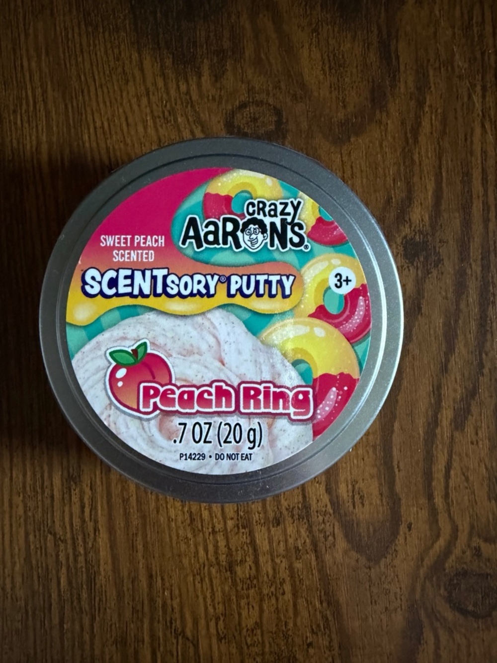 Crazy Aaron’s Peach Ring Sweet Peach Scented Putty